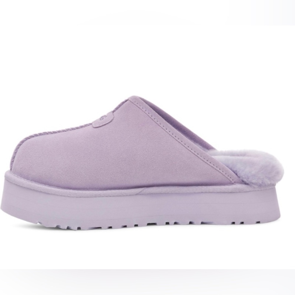 UGG Discoquette Genuine Shearling Slide Slipper size 8  EUC